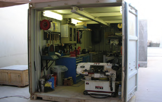 A view inside a Mobile Parts Hospital stationed in Iraq.