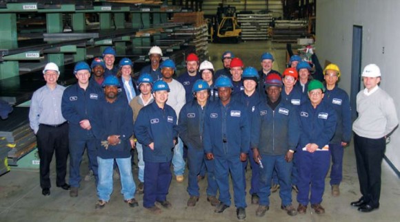Photo: The staff at Klein Steel, Rochester New York. Photo courtesy of John Batiste, Klein Steel.