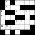 Crossword by Myles Mellor