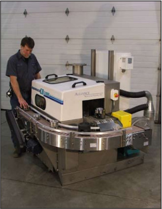 compact belt washer