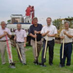 (from left to right) Richard Wilkey, Founder and CEO, Fisher-Barton, Inc.; Darrel Turner, Vice President of Engineering, Fisher-Barton Specialty Products, Inc.; Gregory Wilkey, President, Fisher-Barton, Inc.; Jim Abbey, President, Fisher-Barton Specialty Products, Inc.; Kevin Schmidt, Maintenance Manager, Fisher-Barton Specialty Products, Inc.